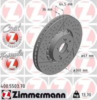 Remschijf Formula Z 400550370