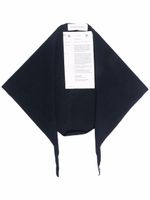 extreme cashmere écharpe façon bandana - Bleu