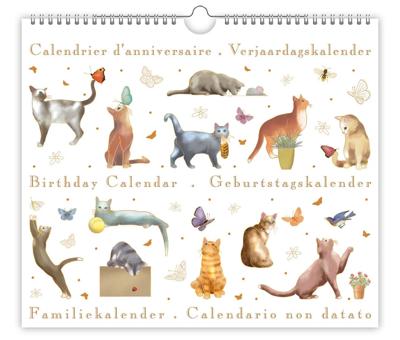 Verjaardagskalender Katten
