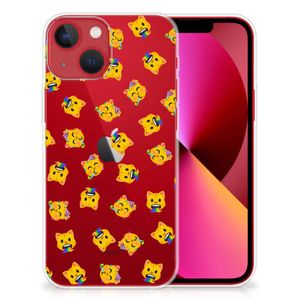 TPU bumper voor Apple iPhone 13 Katten Emojis