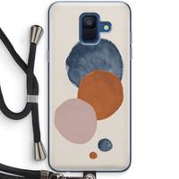 Geo #4: Samsung Galaxy A6 (2018) Transparant Hoesje met koord
