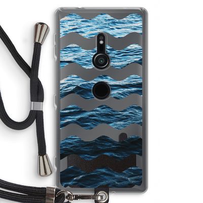 Oceaan: Sony Xperia XZ2 Transparant Hoesje met koord