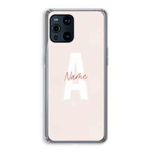 Strawberry Milkshake: Oppo Find X3 Transparant Hoesje