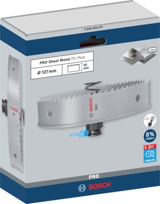 Bosch Accessoires PRO Sheet Metal PC Plus gatzaag | 127 mm - 2608594471