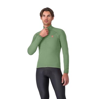 Castelli Competizione fietsjack lange mouw green pepper heren XXXL