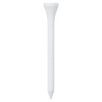VidaXL 1000 st golftees 83 mm bamboe wit
