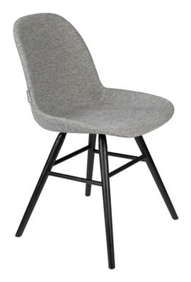 Zuiver Eetkamerstoel 'Albert Kuip' Soft, kleur Lichtgrijs