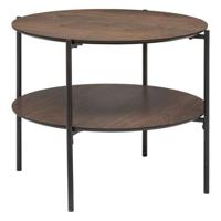 Salontafel - GARLE - Natuurlijk hout - 60 x 60 x 40 cm