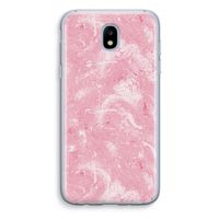 Abstract Painting Pink: Samsung Galaxy J5 (2017) Transparant Hoesje