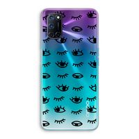 Eye pattern #2: Oppo A72 Transparant Hoesje