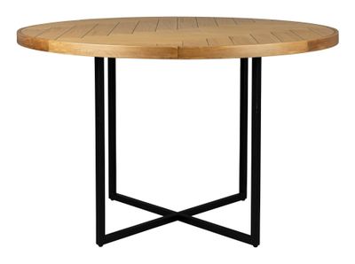 Dutchbone Ronde Eettafel 'Class' Eikenhout, 120cm, kleur Naturel