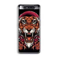 Tiger and Rattlesnakes: Samsung Galaxy A80 Transparant Hoesje