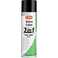 CRC 20581-HO GalvaColor corrosiewerende lak met dubbele werking Diepzwart RAL 9005 500 ml