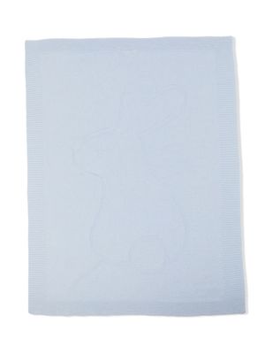 Tartine Et Chocolat couverture en cachemire - Bleu