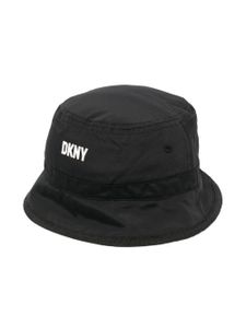 Dkny Kids bob réversible à logo imprimé - Noir