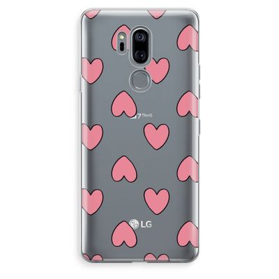 Ondersteboven verliefd: LG G7 Thinq Transparant Hoesje