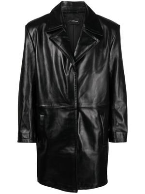 Manokhi manteau à simple boutonnage - Noir