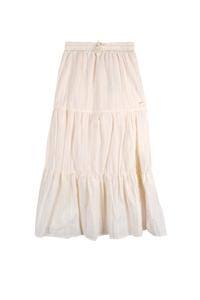 NoBell zomer maxi rok meisjes - ivoor wit - split - Nael
