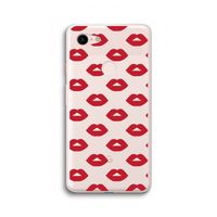 Lips: Google Pixel 3 XL Transparant Hoesje