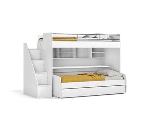 Opklap stapelbed Icon 3 personen