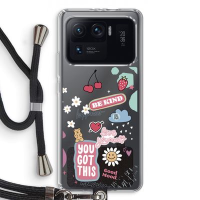 Positivity: Xiaomi Mi 11 Ultra Transparant Hoesje met koord