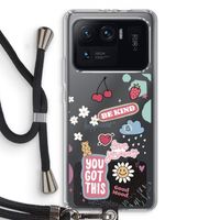 Positivity: Xiaomi Mi 11 Ultra Transparant Hoesje met koord