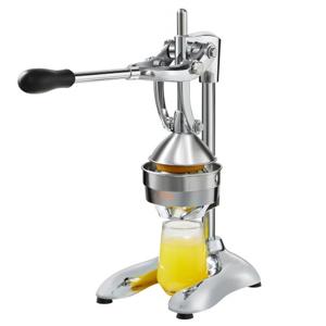 VEVOR handmatige sapcentrifuge 320x190x430mm gastro citruspers roestvrijstalen sinaasappelpers met ergonomische pershandgreep en antislip rubberen basis granaatappelpers φ22mm spindel sapcentrifuge sapcentrifuge pers