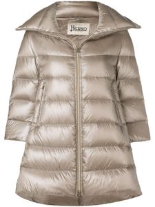 Herno padded zipped coat - Tons neutres