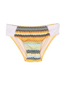 Missoni Kids Zwembroek met print - Geel