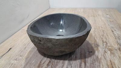 Riviersteen waskom RM250340, 41x36x15 cm