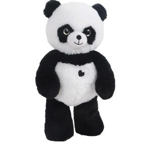 Knuffeldier Panda beer Bamboo - zachte pluche stof - dieren knuffels - zwart/wit - 32 cm   -