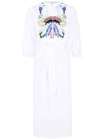 Valentino Garavani robe-chemise à broderies - Blanc