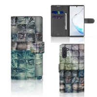 Wallet Case met Pasjes Samsung Galaxy Note 10 Spijkerbroeken - thumbnail