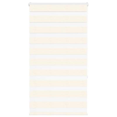 VidaXL Zebra rolgordijn 75x150 cm stofbreedte 70,9 cm marmerbeige