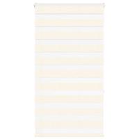 VidaXL Zebra rolgordijn 75x150 cm stofbreedte 70,9 cm marmerbeige