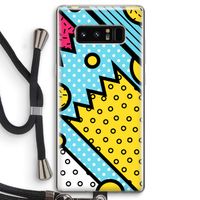 Pop Art #1: Samsung Galaxy Note 8 Transparant Hoesje met koord