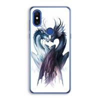 Yin Yang Dragons: Xiaomi Mi Mix 3 Transparant Hoesje