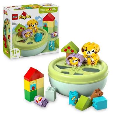LEGO DUPLO Mijn Eerste 10441 Vormensorteerder: Puppyhuis - Vroeg ontwikkelingsspel voor 18 maanden