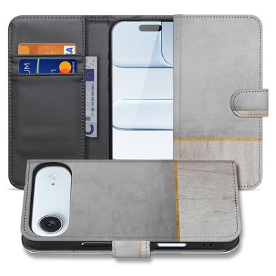 Wood Concrete Hoesje Voor iPhone Air | Book Case