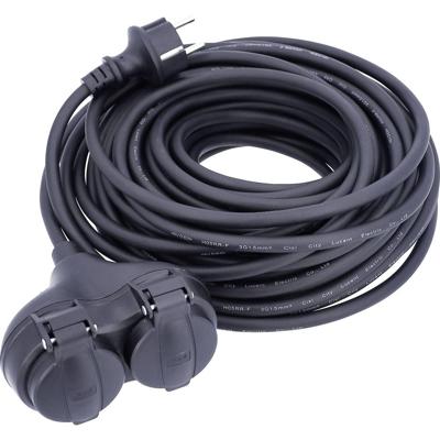 AS Schwabe 60664 Stroom Verlengkabel 16 A Zwart 5 m