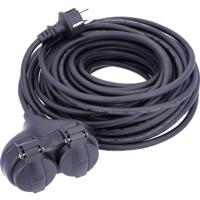 AS Schwabe 60664 Stroom Verlengkabel 16 A Zwart 5 m