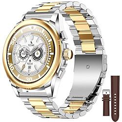 iMosi KC83 Slimme horloge 1.43 inch(es) Smart horloge Bluetooth Stappenteller Gespreksherinnering Activiteitentracker Compatibel met: Android iOS Dames Heren Handsfree bellen Waterbestendig Lightinthebox