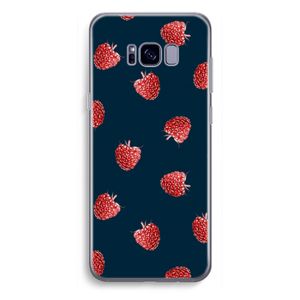 Framboosjes: Samsung Galaxy S8 Plus Transparant Hoesje