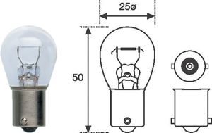 Gloeilamp, achteruitrijlicht, Gloeilamp MAGNETI MARELLI, Spanning (Volt)12V