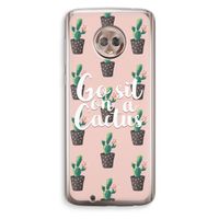 Cactus quote: Motorola Moto G6 Transparant Hoesje