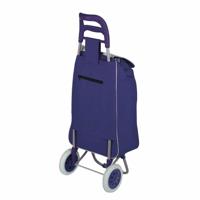 Boodschappentrolley - blauw - 96 x 34 x 21 cm - 40 liter