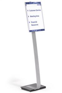 Durable INFO SIGN STAND A3 - 4813 Informatiezuil DIN A3 280 mm x 36 mm x 125 mm x 80 mm 1 stuk(s)