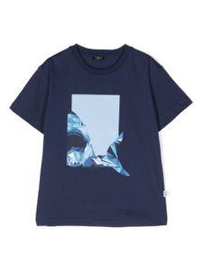 Il Gufo t-shirt imprimé à manches courtes - Bleu