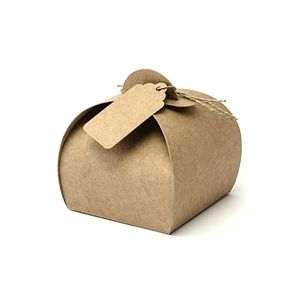 Bruiloft bedankjes doosjes bruin 10x