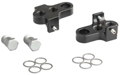 Crankverkorter Mirage T6 aluminium met RVS bouten - zwart